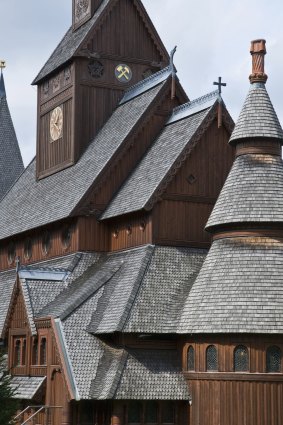 Gustav Adolf Stave Church in Hahnenklee, Lower Saxony, Germany.