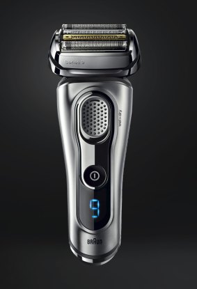Braun's top-end Series 9 shaver: it even gives itself a bath.