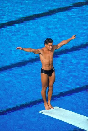 Louganis won Olympic gold medals on the springboard and platform in both 1984 and 1988. 