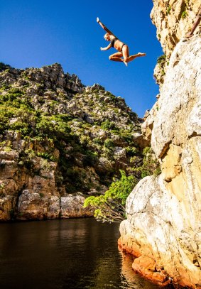 Jumping right in with Kamikaze Kanyon in Cape town.