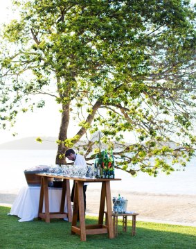 Sake and sashimi masterclass at Qualia, Whitsundays.