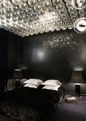 The 20 rooms at Hotel Amour in Paris are outlandishly decorated.