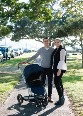 Brett and Meagan Redelman used their $40,000 house deposit to start pram business Redsbaby.