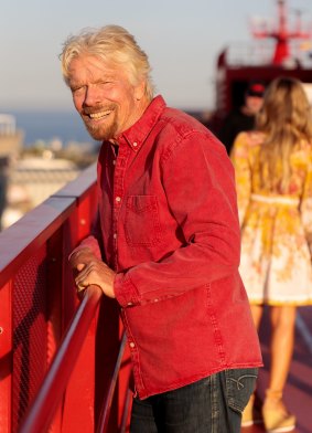 Branson says he first thought about entering the cruising industry when he was about 27 but "never managed to get the money together".