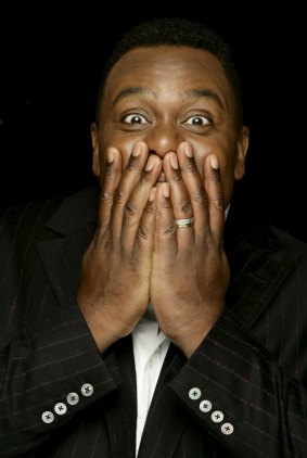 Comedian Lenny Henry used an incident that cropped up in a routine the same night.
