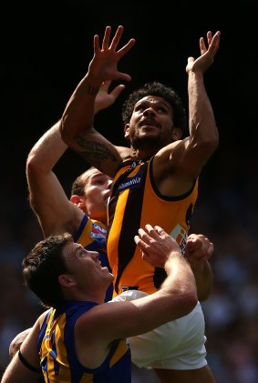 Cyril Rioli: One of the Hawks' small forwards who will have to cover for the loss of the injured Jarryd Roughead. 