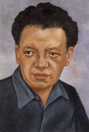 Portrait of Diego Rivera (1937) by Frida Kahlo.