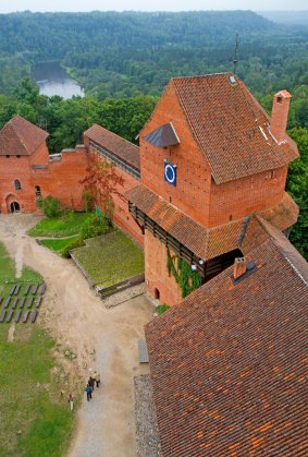 View over the Gauja Valley from Turaida Castle.