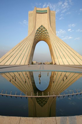 The Azadi (Freedom) Tower in Tehran.