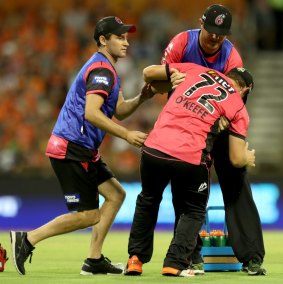Big breakdown: Steve O'Keefe picked up an injury in the Big Bash recently.