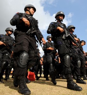 Rough justice: Indonesia's police force has hampered investigations into its top brass by arresting anti-corruption investigators.