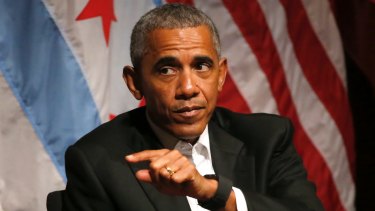 Former president Barack Obama has largely avoided criticising his successor.