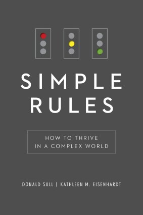 <i>Simple Rules</i>, by Donald Sull and Kathleen M Eisenhardt.