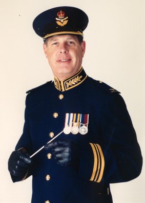 Mike Butcher in 1987, in the RAAF Central Band.