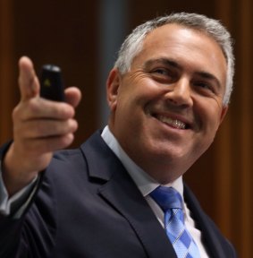 Get back to work: Treasurer Joe Hockey aims to raise the nation's retirement age to 70.