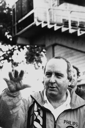 Not the messiah: Balmain Tigers had high hopes for Alan Jones when he was appointed coach in the early 1990s but he failed to deliver success.