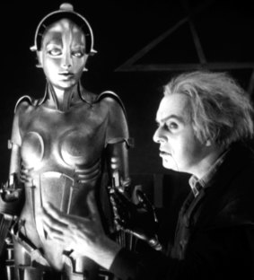 A scenel from Fritz Lang's film Metropolis