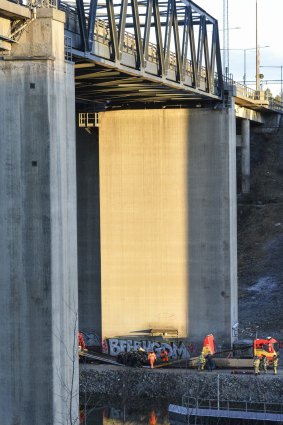 The car plunged more than 25 metres into a canal.