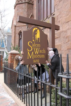 Outside the Witch Museum.