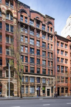 The heritage-listed property at 362 Kent Street, with rear lane access to Council Place, is being sold via Colliers International.