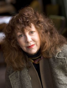 Author Sally Beauman at the Sunday Times Oxford Literary Festival in 2005.