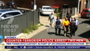 The teenagers were arrested in Bankstown on Wednesday.