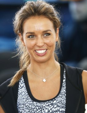 Sally Fitzgibbons at the launch of her foundation in December 2015.