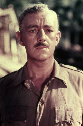 Sir Alec Guinness in The Bridge on the River Kwai.