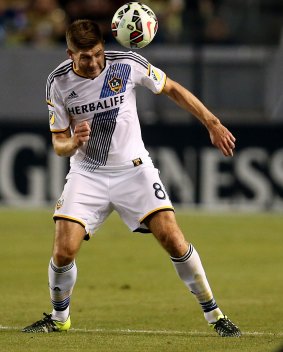 One more year: Steven Gerrard's next season with Los Angeles Galaxy will be his last.