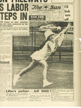 A 1972 newspaper report about young Magda's prowess on the tennis court, a sport her father trained her in relentlessly.