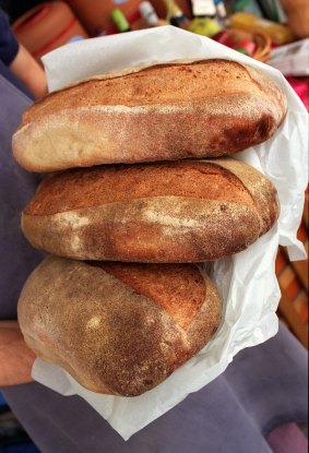 Freshly baked bread from Newrybar.