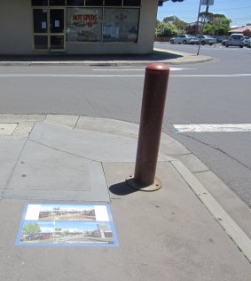 Whittlesea Council in Victoria use pavement notices so the community can visualise proposed development or changes in that area.