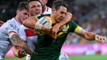 Not done: Billy Slater may not appear in the Kangaroos jersey again, but says that, if picked, he will turn out for Queensland.