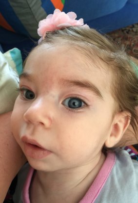Alexis Agius, who died last year just before turning nine months. Her mum Melissa says she had the most amazing hair and eyes and loved being cuddled. "She drew so many people in,'' her mum said.