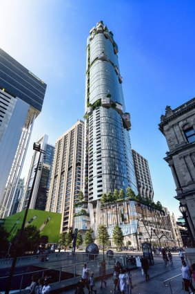 An 81-storey tower called No. 1 Brisbane has been proposed for a busy CBD intersection.