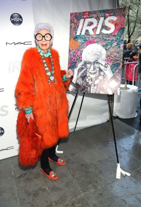 Iris Apfel mixes outrageous items of clothing and gets away with it. 











