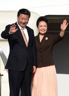 Abbott offers China a fond farewell: China's President Xi Jinping and his wife Peng Liyuan.
