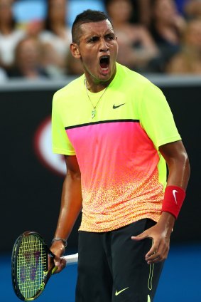 Nick Kyrgios was on fire almost all the time.