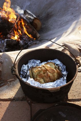 Traditional damper at Desert Awakenings