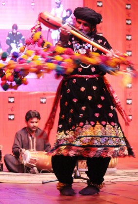 Sain Zahoor, a Sufi performer from Punjab.