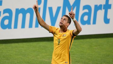 Final say: Tomi Juric looks to the heavens after sealing victory.