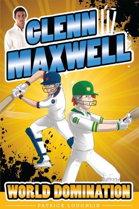 Cover shot: Glenn Maxwell has written a series of four children's books. 
