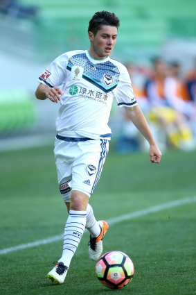 Victory's Marco Rojas scored in the friendly against Adelaide United.