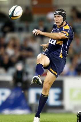 Julian Huxley was diagnosed with a brain tumour and told to stop playing rugby with the Brumbies immediately.