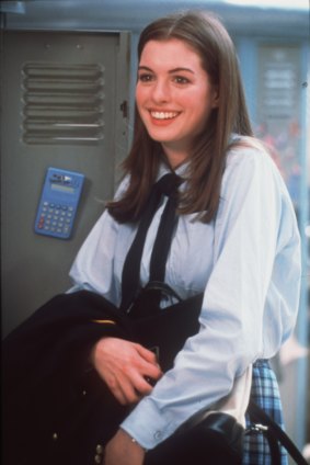 Anne Hathaway in a scene from <i>The Princess Diaries</i>.