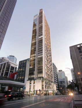 The proposed 39-storey student accommodation building at 38 Wharf Street.