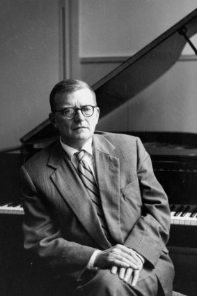 Russian composer Dmitry Shostakovich.