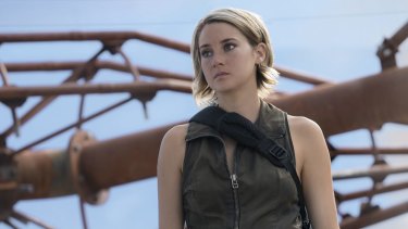 Shailene Woodley as Tris in <i>Allegiant</i>.