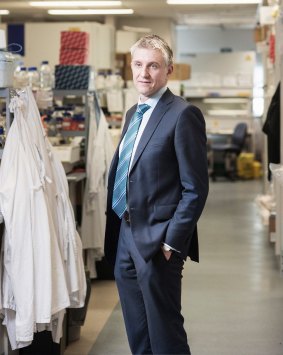 Professor Grant McArthur at the Peter MacCallum Cancer Centre in Melbourne.