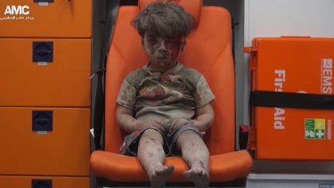 Syrian boy Omran Daqneesh, seen here in footage from the pro-rebel Aleppo Media Centre, is one of many civilians rescued with the help of Syrian Civil Defence, also known as the White Helmets.